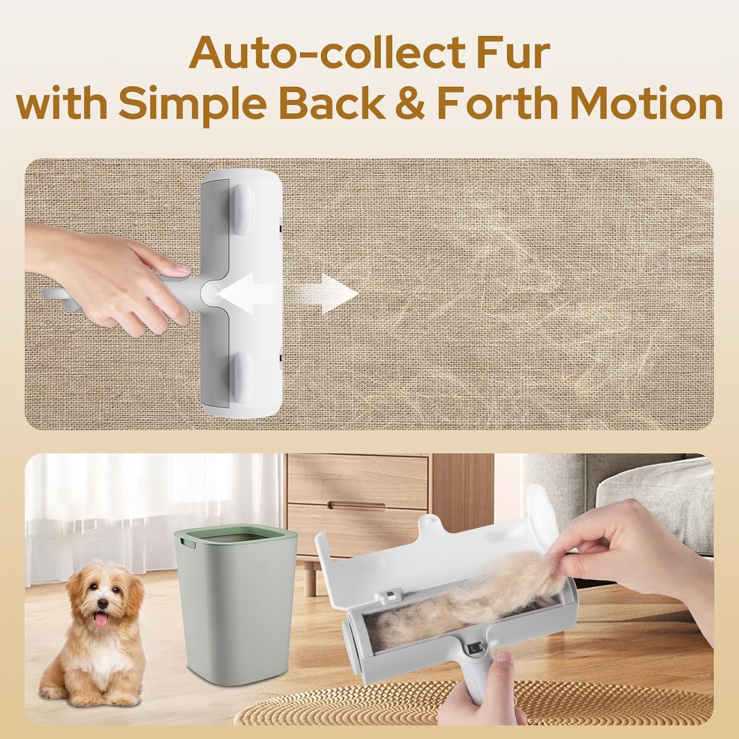 FurSweep™ Pro Self-Cleaning Pet Hair Remover | Fast UK Delivery