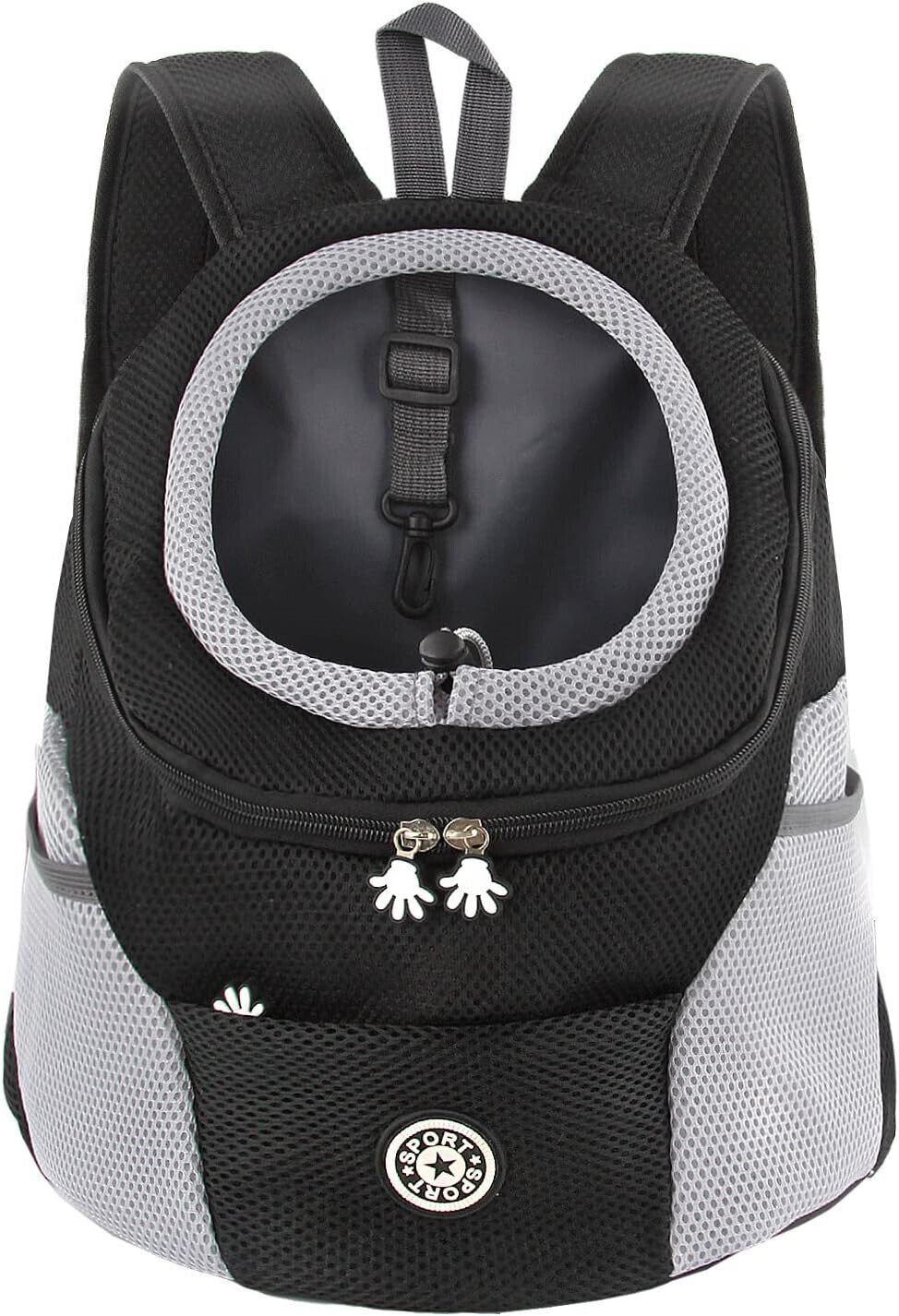 Pet Dog Carrier Puppy Travel Mesh Backpack Front Travel Portable Shoulder Bag Uk